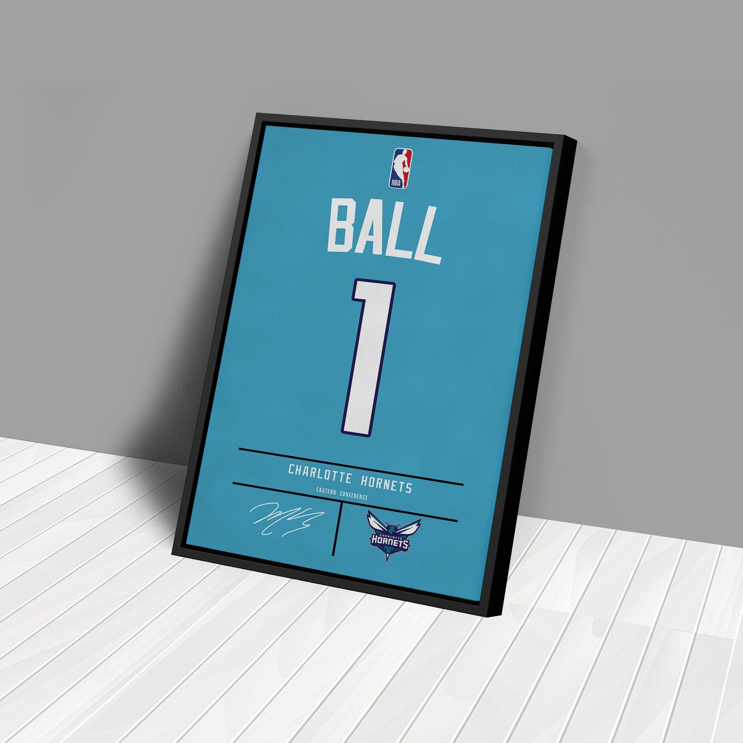 LaMelo Ball Hornets Jersey Canvas Print | Wall Art Decor