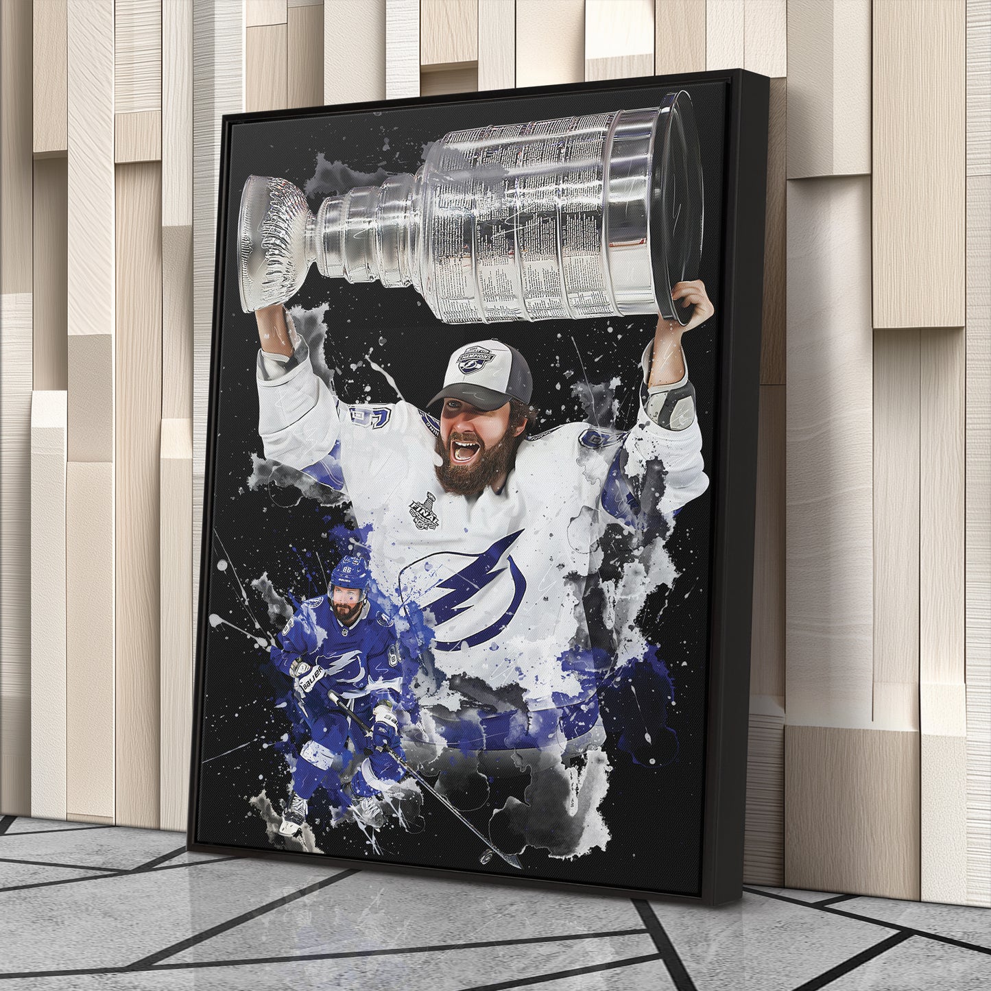 Nikita Kucherov Tampa Bay Lightning Canvas Print | NHL Hockey Wall Art