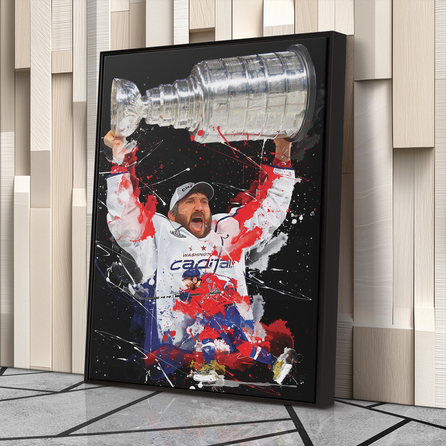 Alexander Ovechkin Washington Capitals Canvas Print | NHL Hockey Wall Art