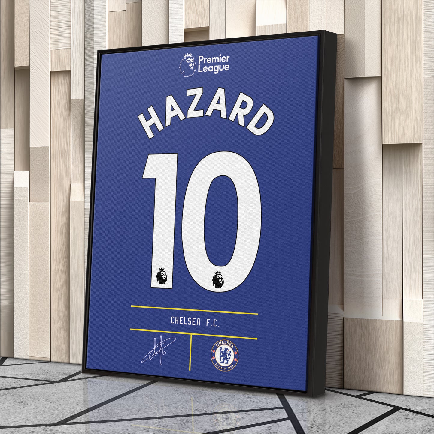 Eden Hazard Chelsea Jersey Canvas Print | Wall Art Decor