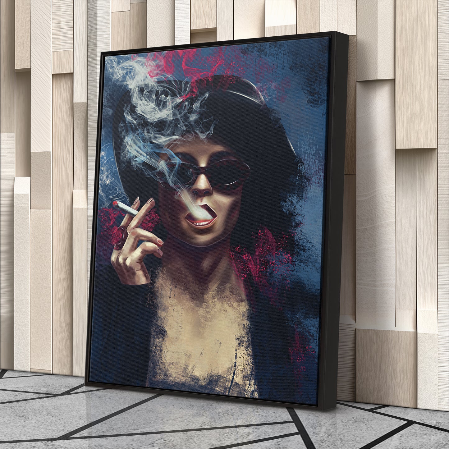 Fight Club Marla Singer Canvas Print | Cult Movie Wall Art