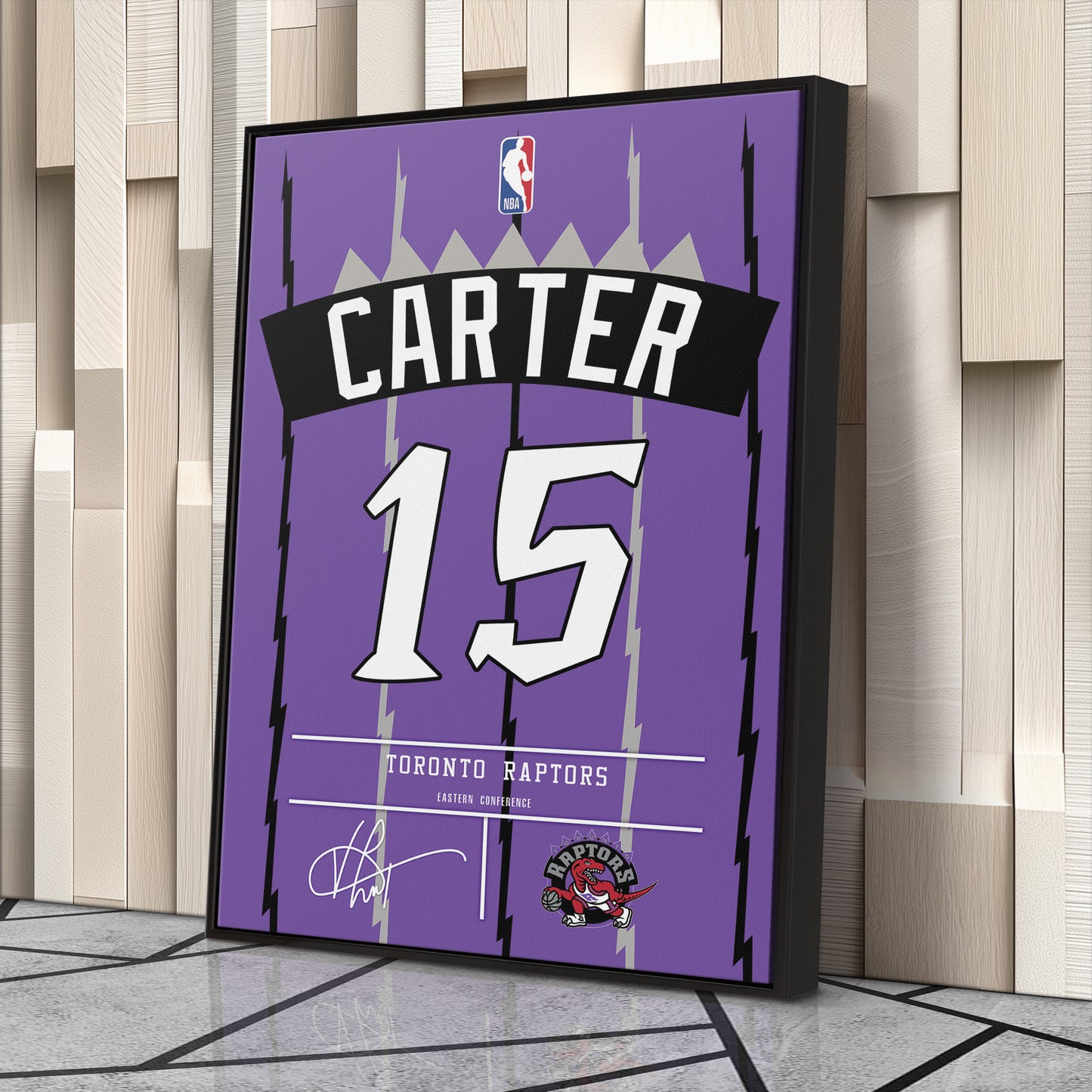Vince Carter Raptors Jersey Canvas Print | Wall Art Decor