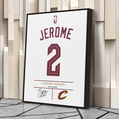 Ty Jerome Cavaliers Jersey Canvas Print | Wall Art Decor