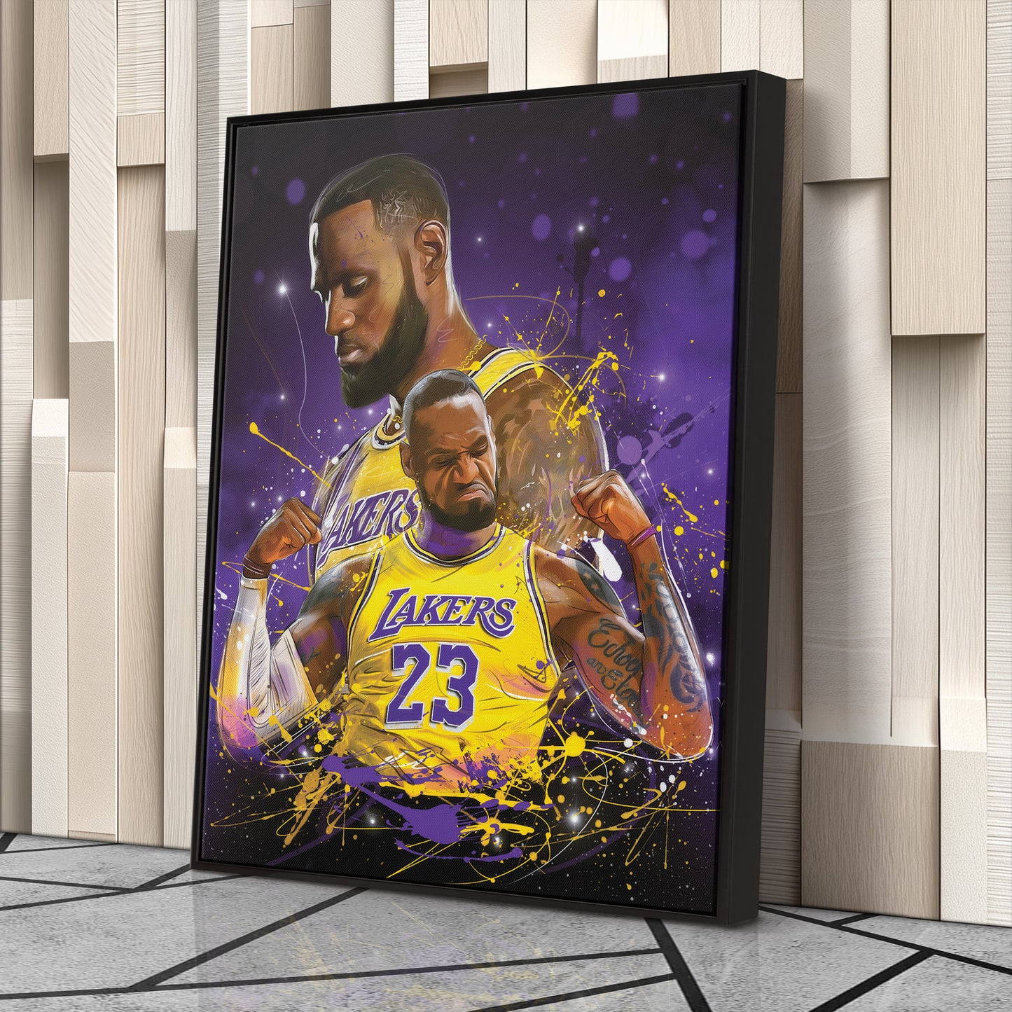 LeBron James Lakers Canvas Print | Basketball Legend Wall Art