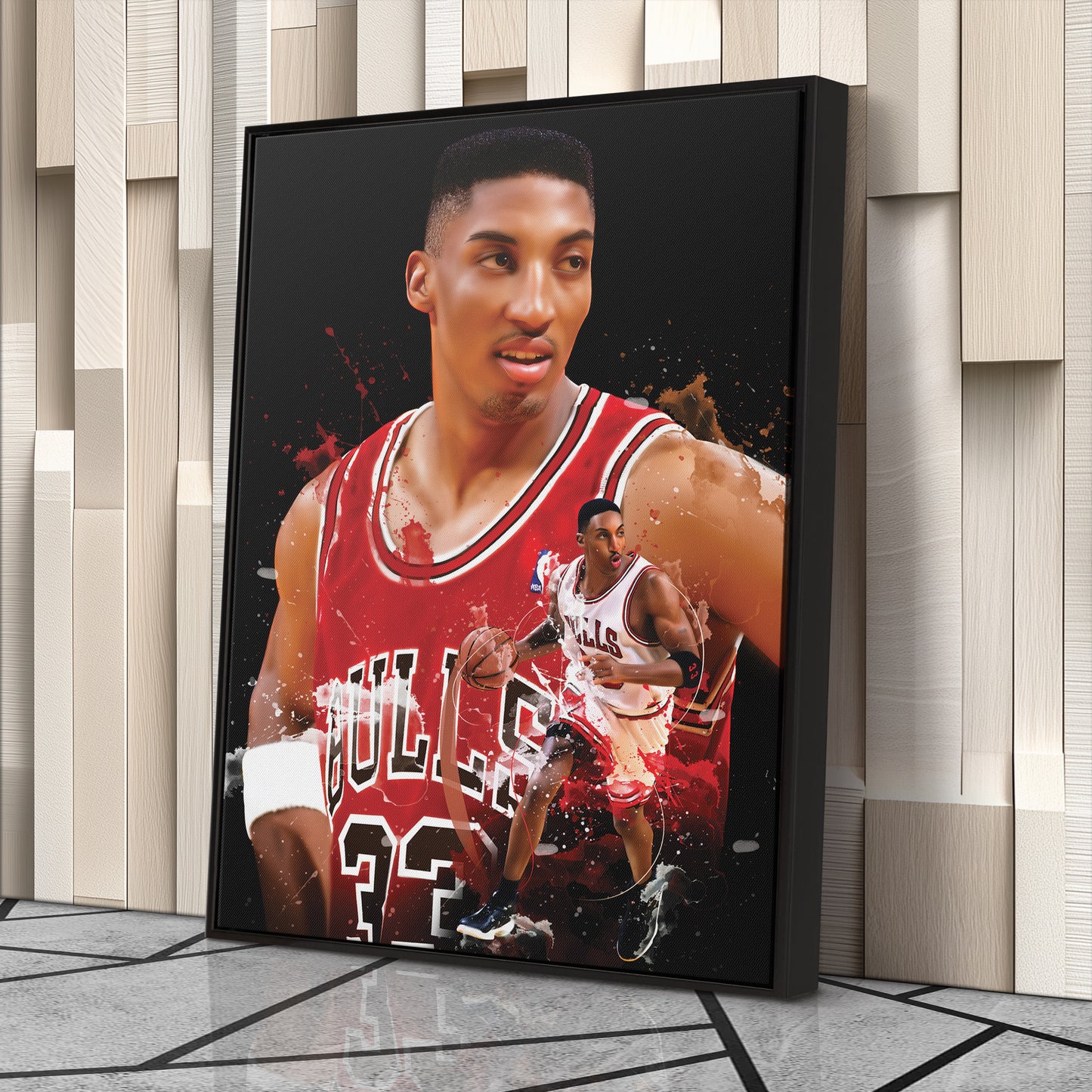 Scottie Pippen Bulls Canvas Print | Chicago Basketball Wall Art