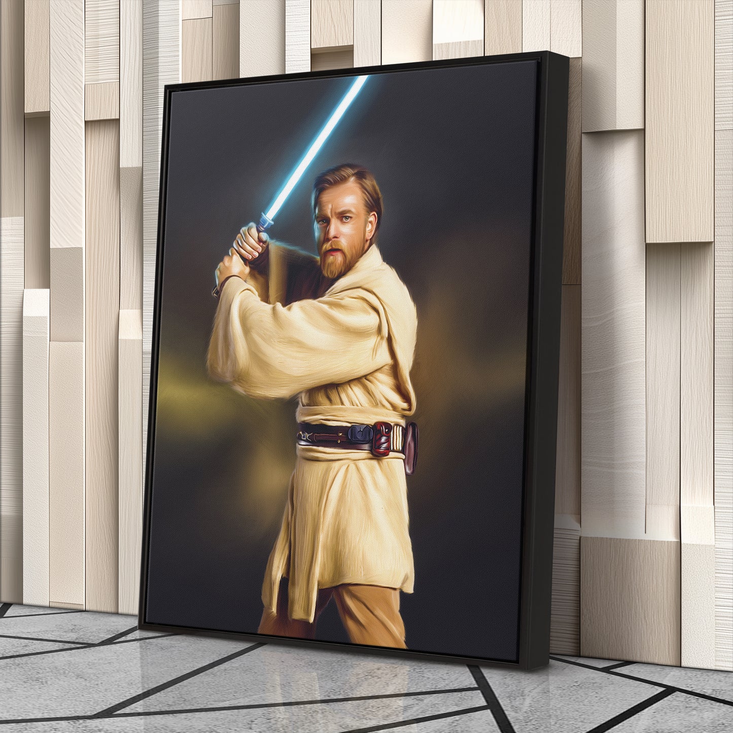 Obi-Wan Kenobi Canvas Print | Star Wars Jedi Master Wall Art
