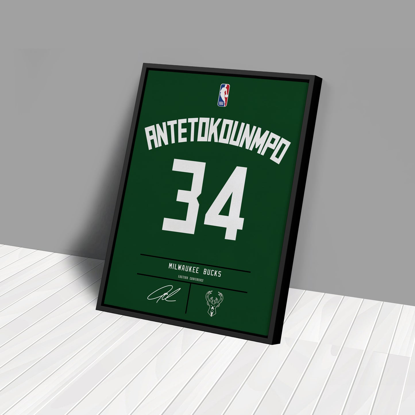 Giannis Antetokounmpo Bucks Jersey Canvas Print | Wall Art Decor