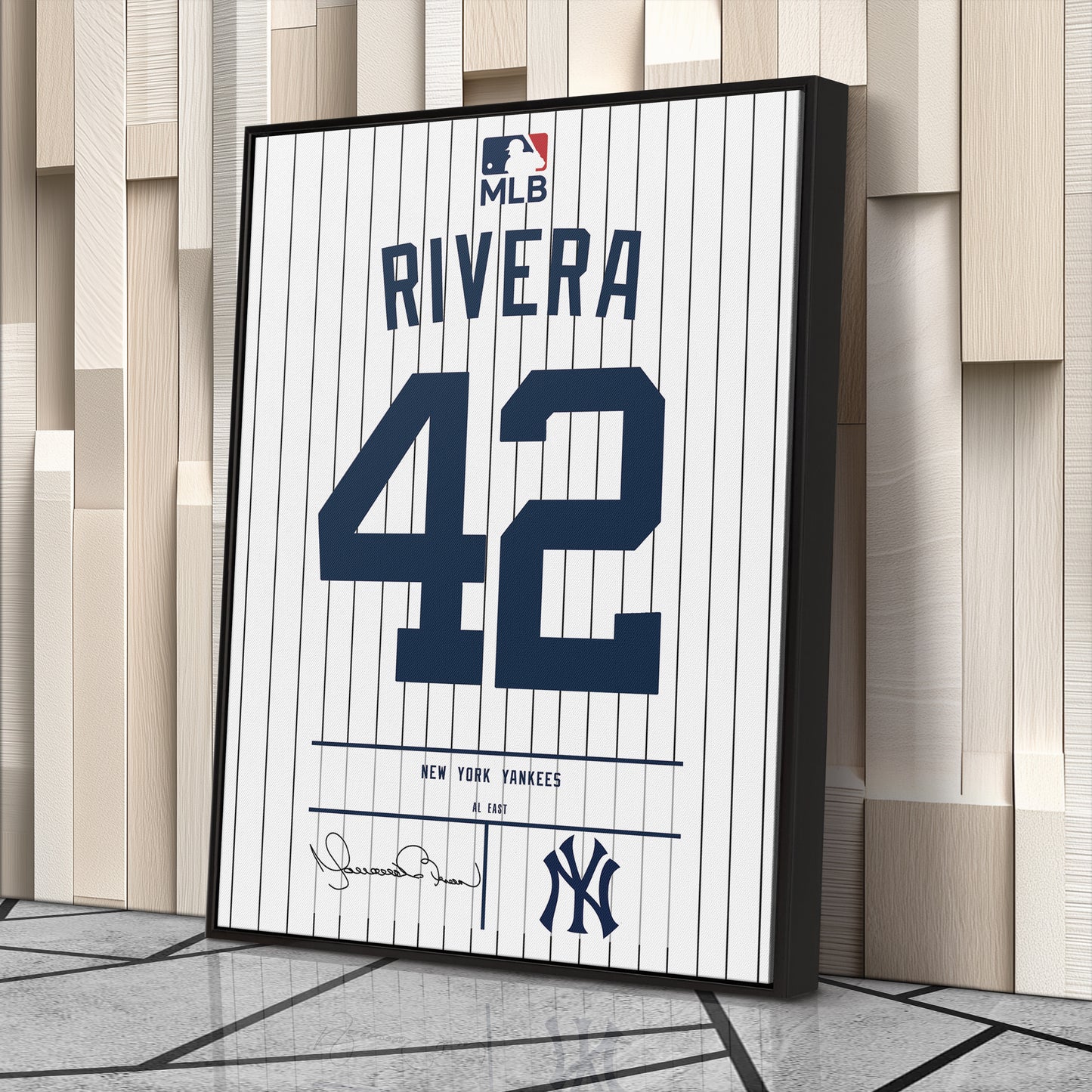 Mariano Rivera Yankees Jersey Canvas Print | Wall Art Decor