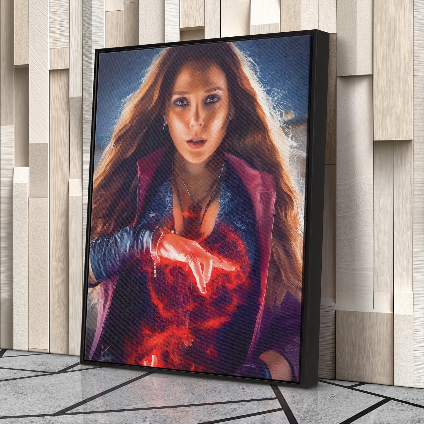 Wanda Maximoff Canvas Print | Marvel Scarlet Witch Wall Art