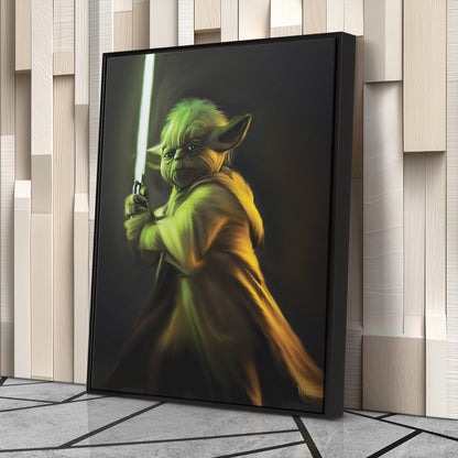 Master Yoda Canvas Print | Star Wars Jedi Master Wall Art