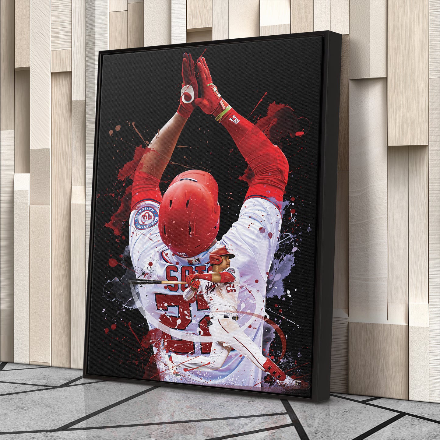Juan Soto Nationals Canvas Print | Washington Baseball Wall Art