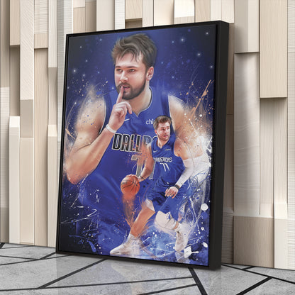 Luka Doncic Canvas Print | Dallas Mavericks Wall Art Decor