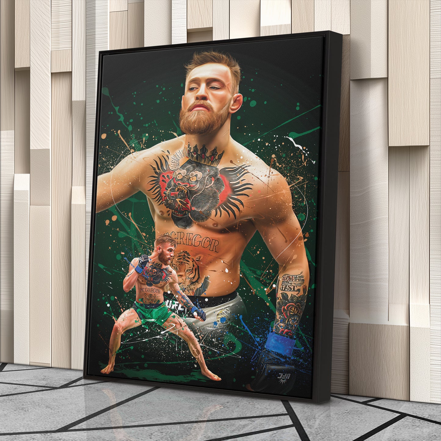 Conor McGregor "The Notorious" Canvas Print | UFC MMA Wall Art