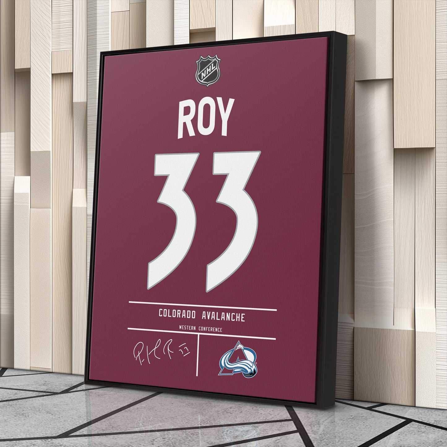 Patrick Roy Avalanche Jersey Canvas Print | Wall Art Decor
