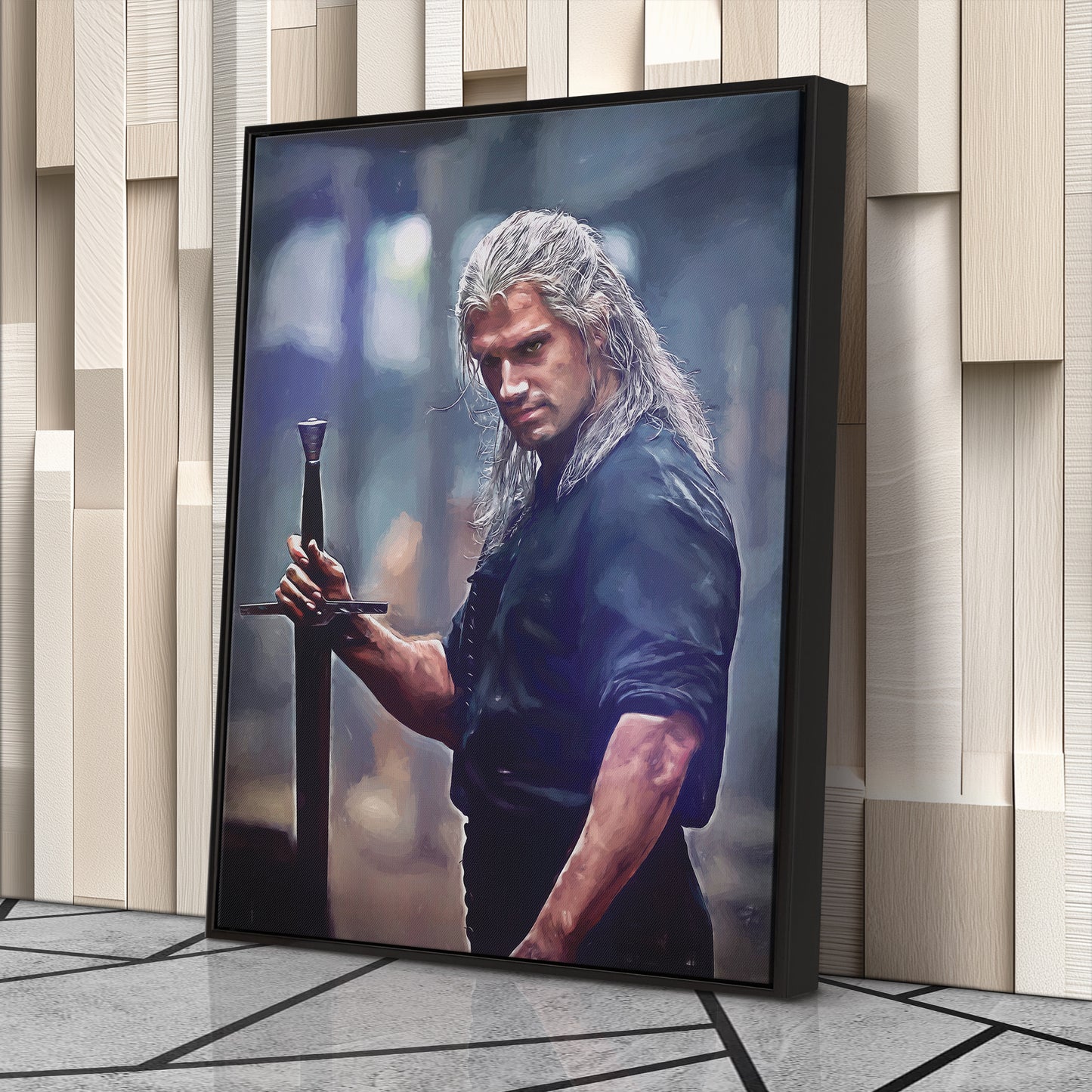 Geralt of Rivia Canvas Print | The Witcher Wall Art Decor