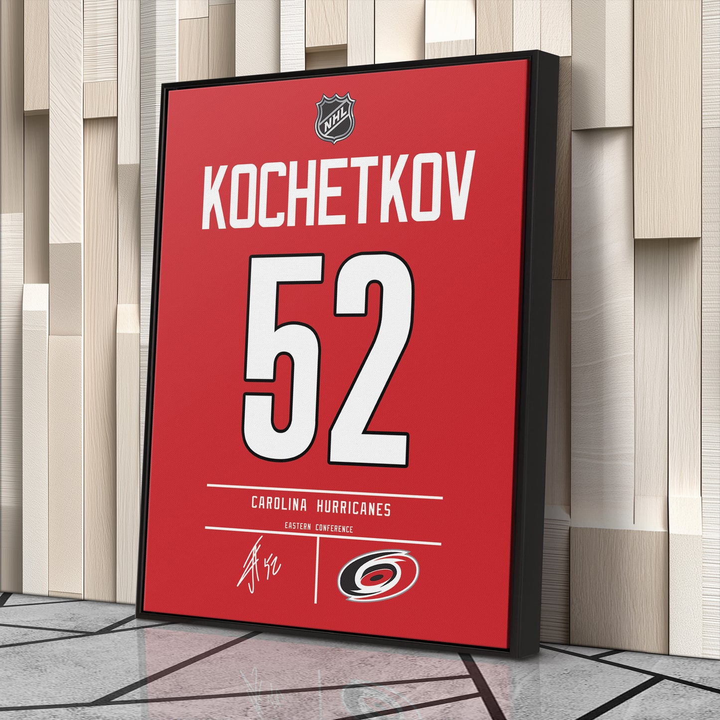 Pyotr Kochetkov Hurricanes Jersey Canvas Print | Wall Art Decor