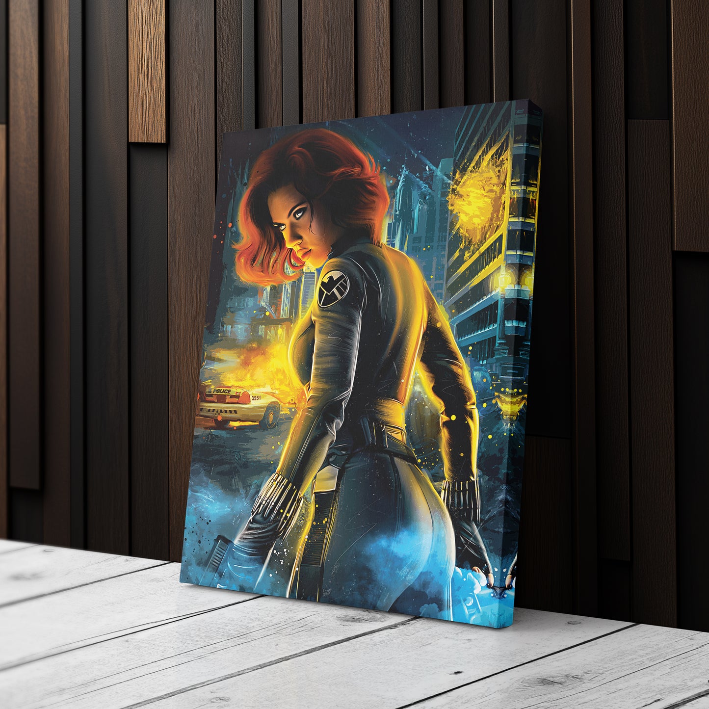 Black Widow Canvas Print | Marvel Superhero Wall Art