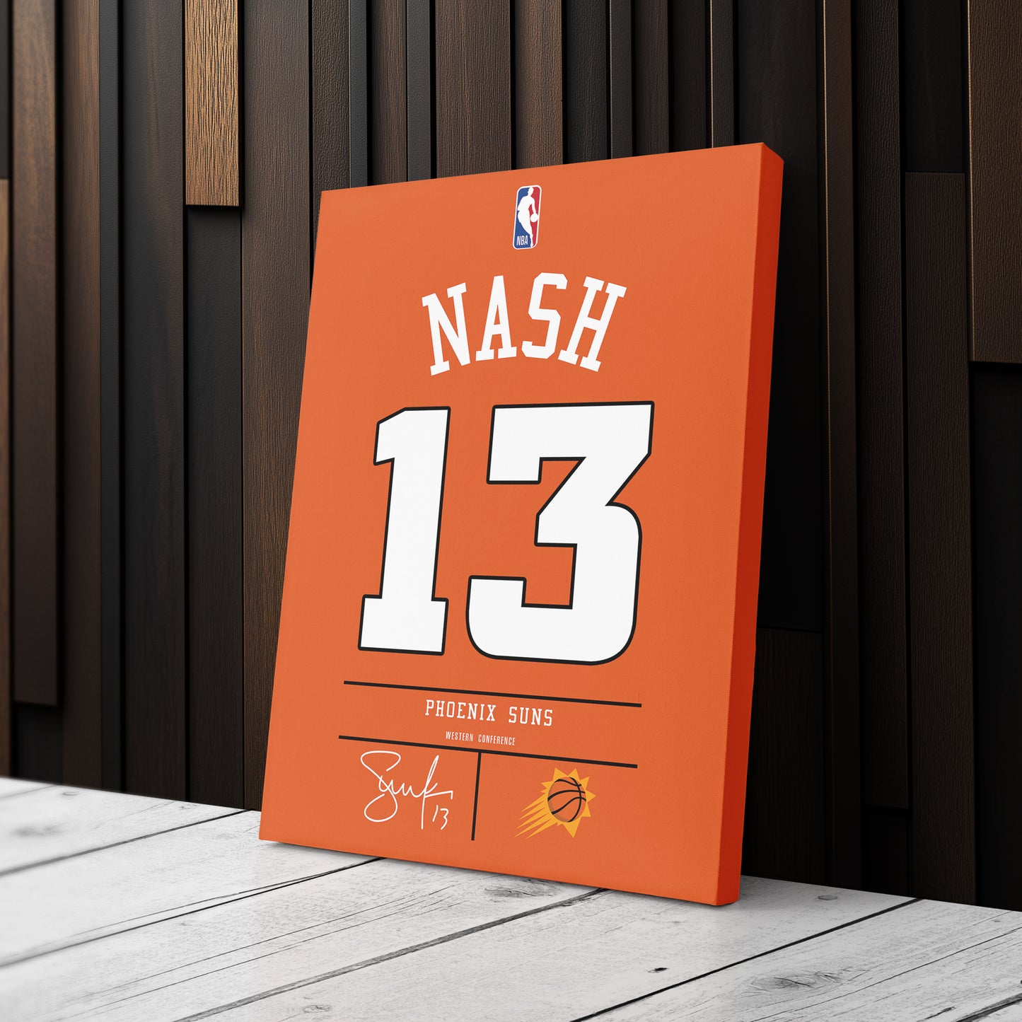 Steve Nash Suns Jersey Canvas Print | Wall Art Decor