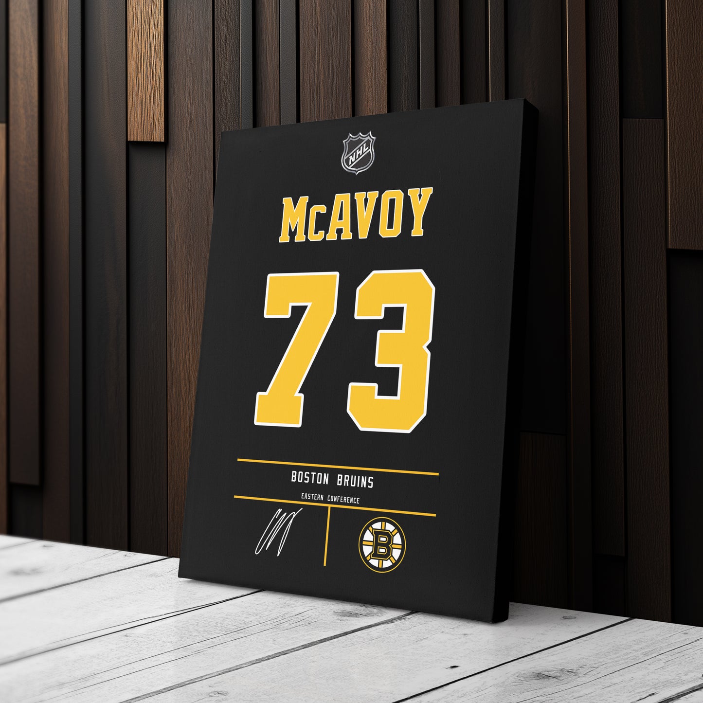 Charlie McAvoy Bruins Jersey Canvas Print | Wall Art Decor