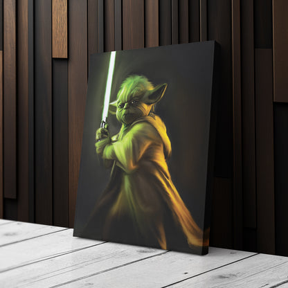 Master Yoda Canvas Print | Star Wars Jedi Master Wall Art