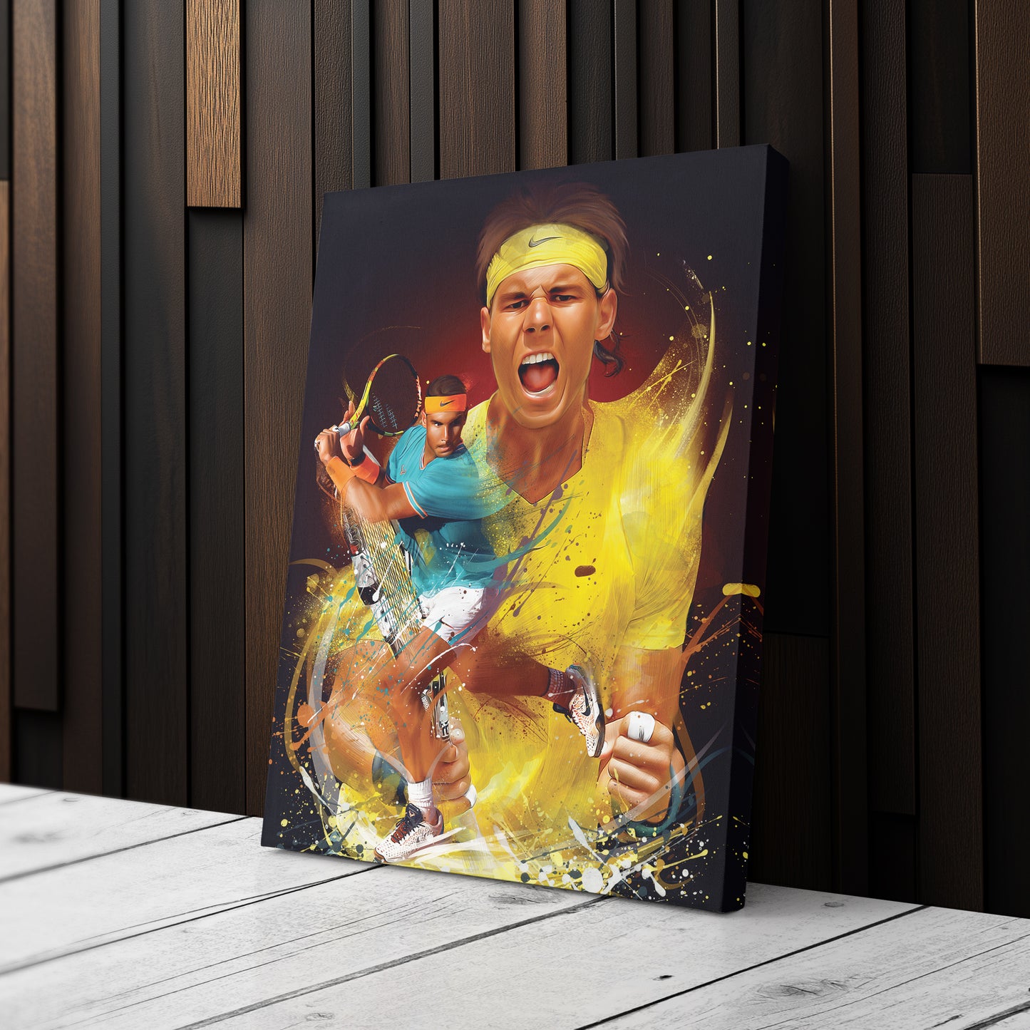 Rafael Nadal Canvas Print | Tennis Legend Wall Art