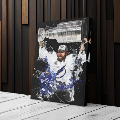 Nikita Kucherov Tampa Bay Lightning Canvas Print | NHL Hockey Wall Art