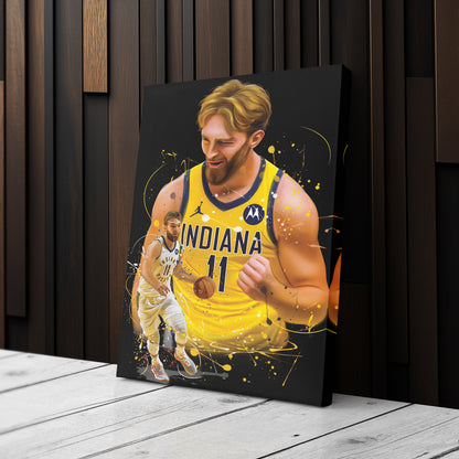 Domantas Sabonis Pacers Canvas Print | Indiana Basketball Wall Art