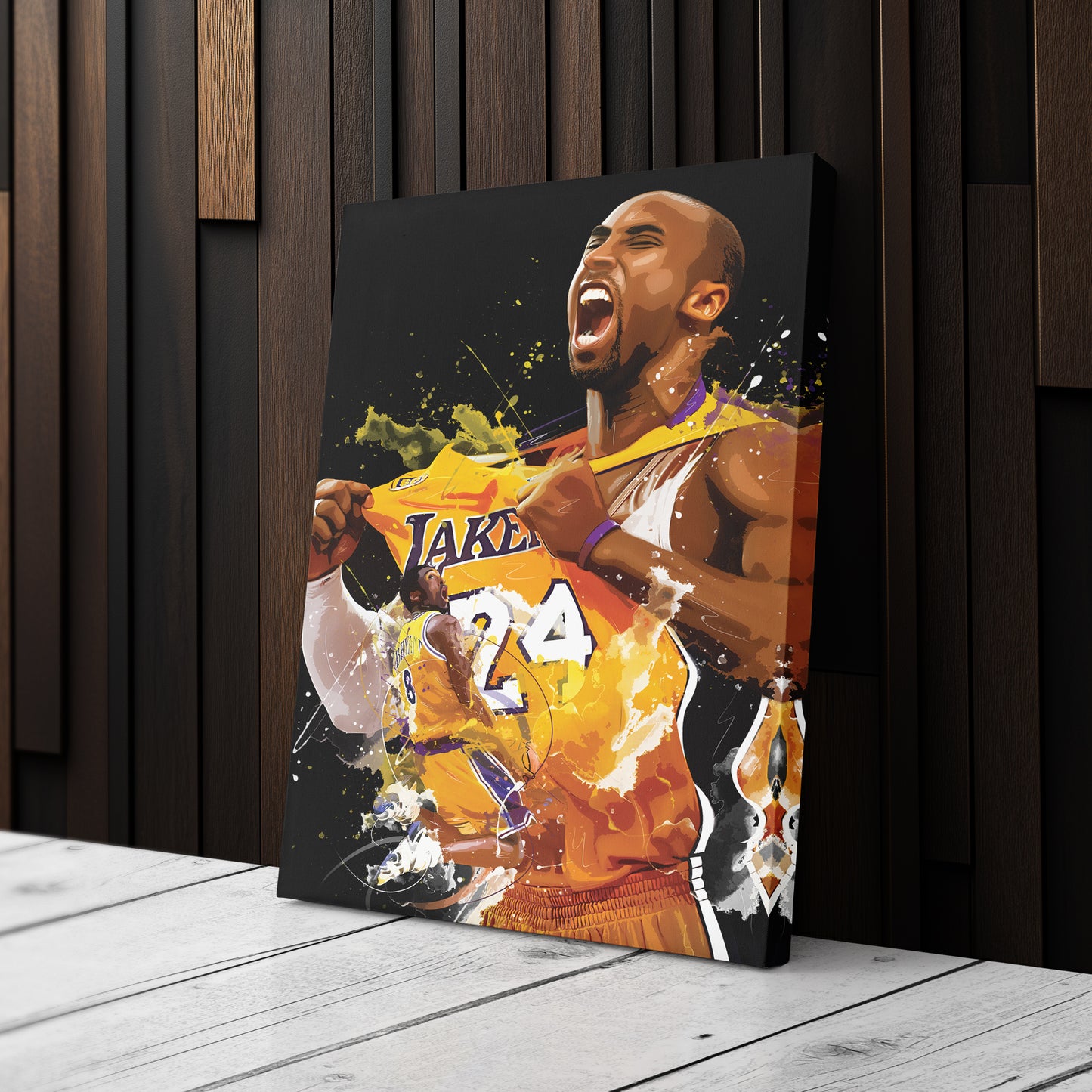 Kobe Bryant Lakers Canvas Print | Los Angeles Basketball Wall Art