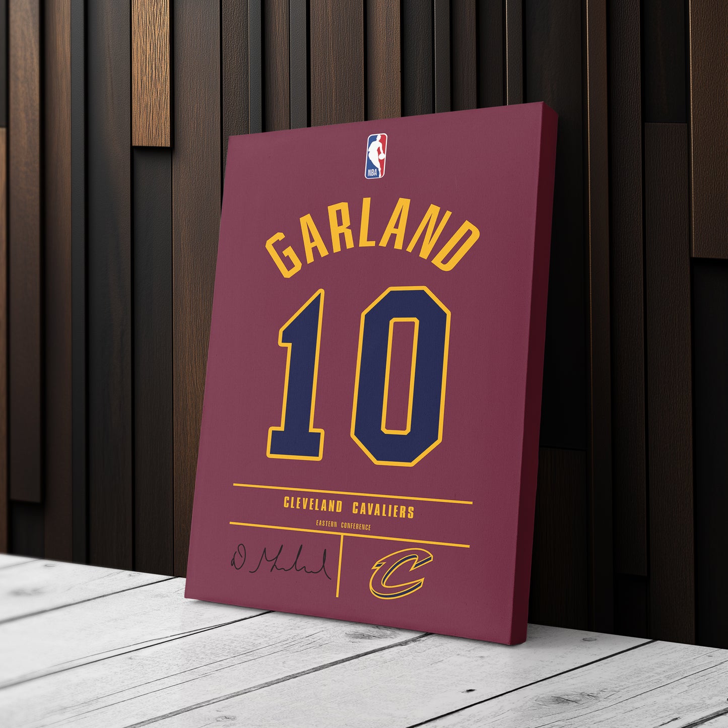 Darius Garland Cavaliers Jersey Canvas Print | Wall Art Decor