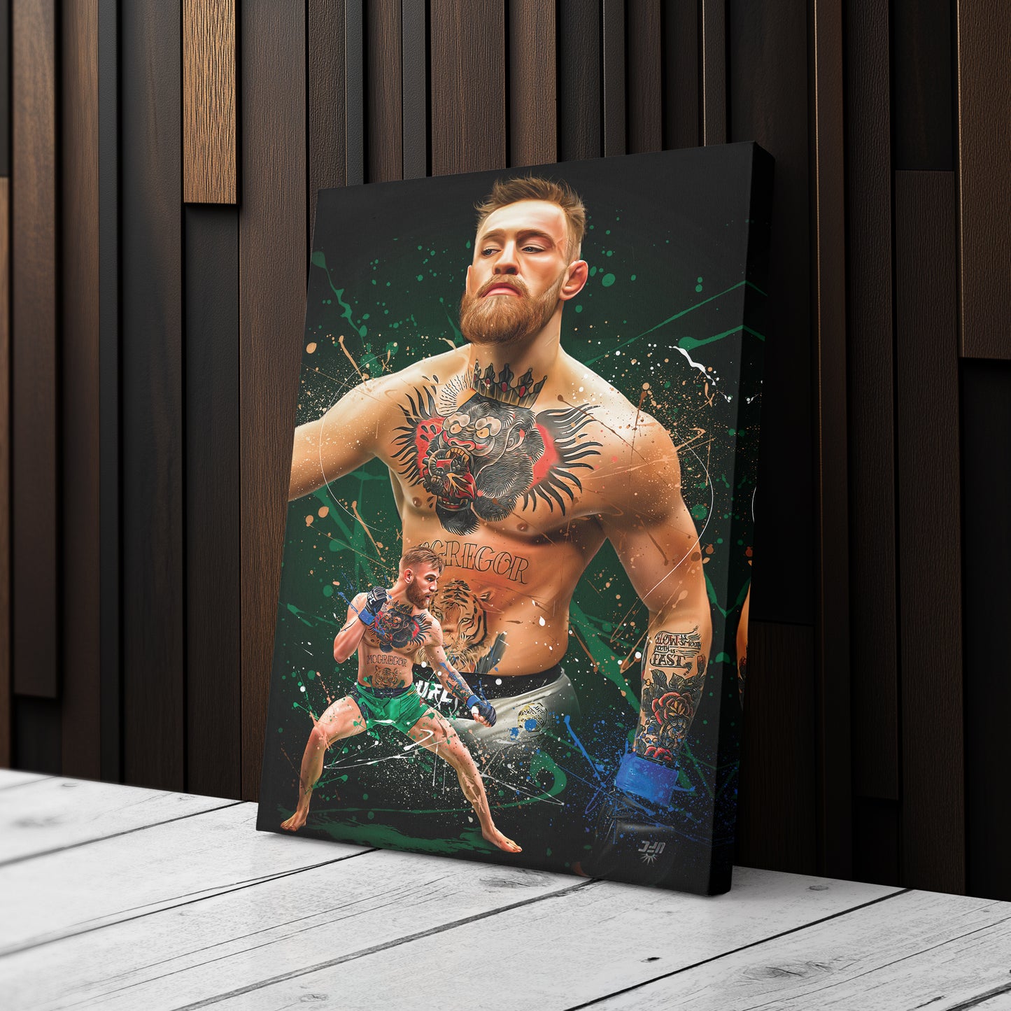 Conor McGregor "The Notorious" Canvas Print | UFC MMA Wall Art