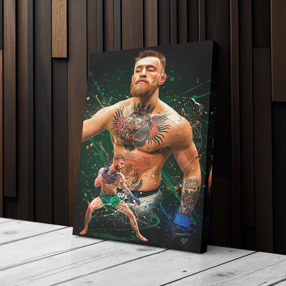 Conor McGregor "The Notorious" Canvas Print | UFC MMA Wall Art