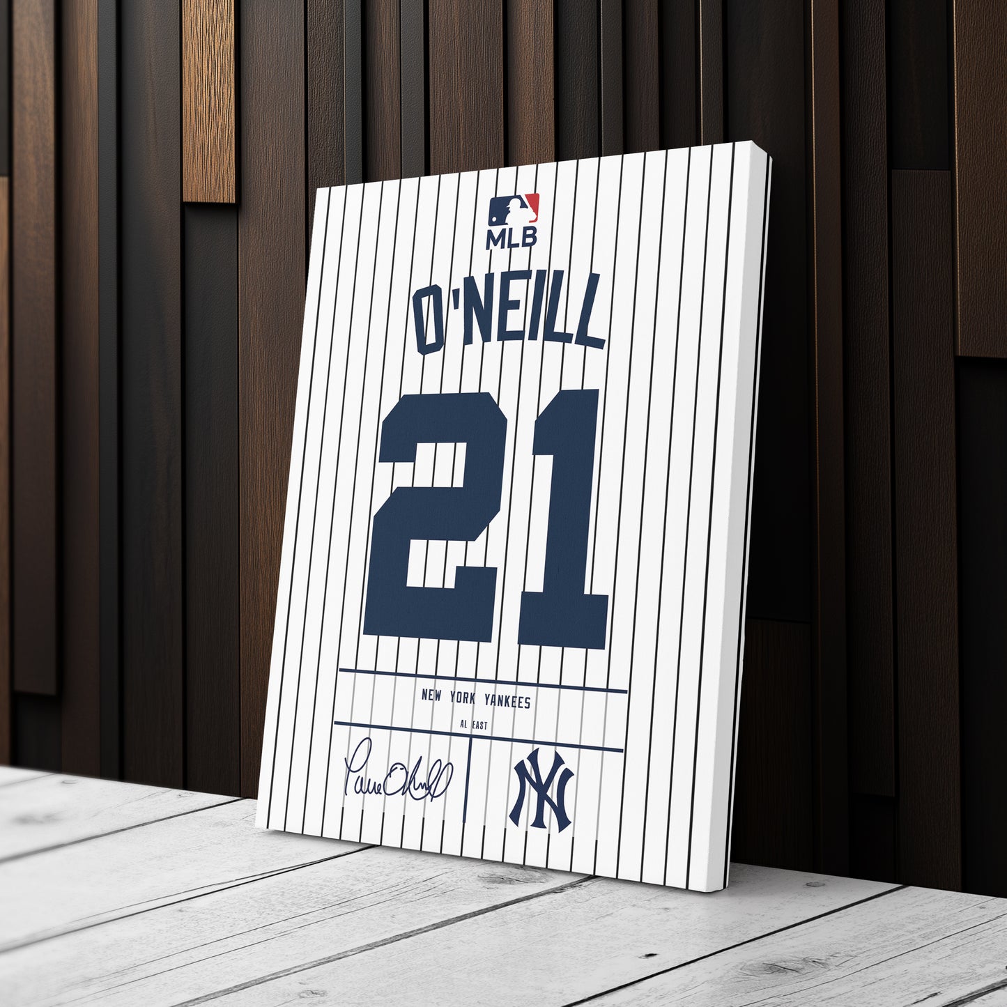 Paul O'Neill Yankees Jersey Canvas Print | Wall Art Decor