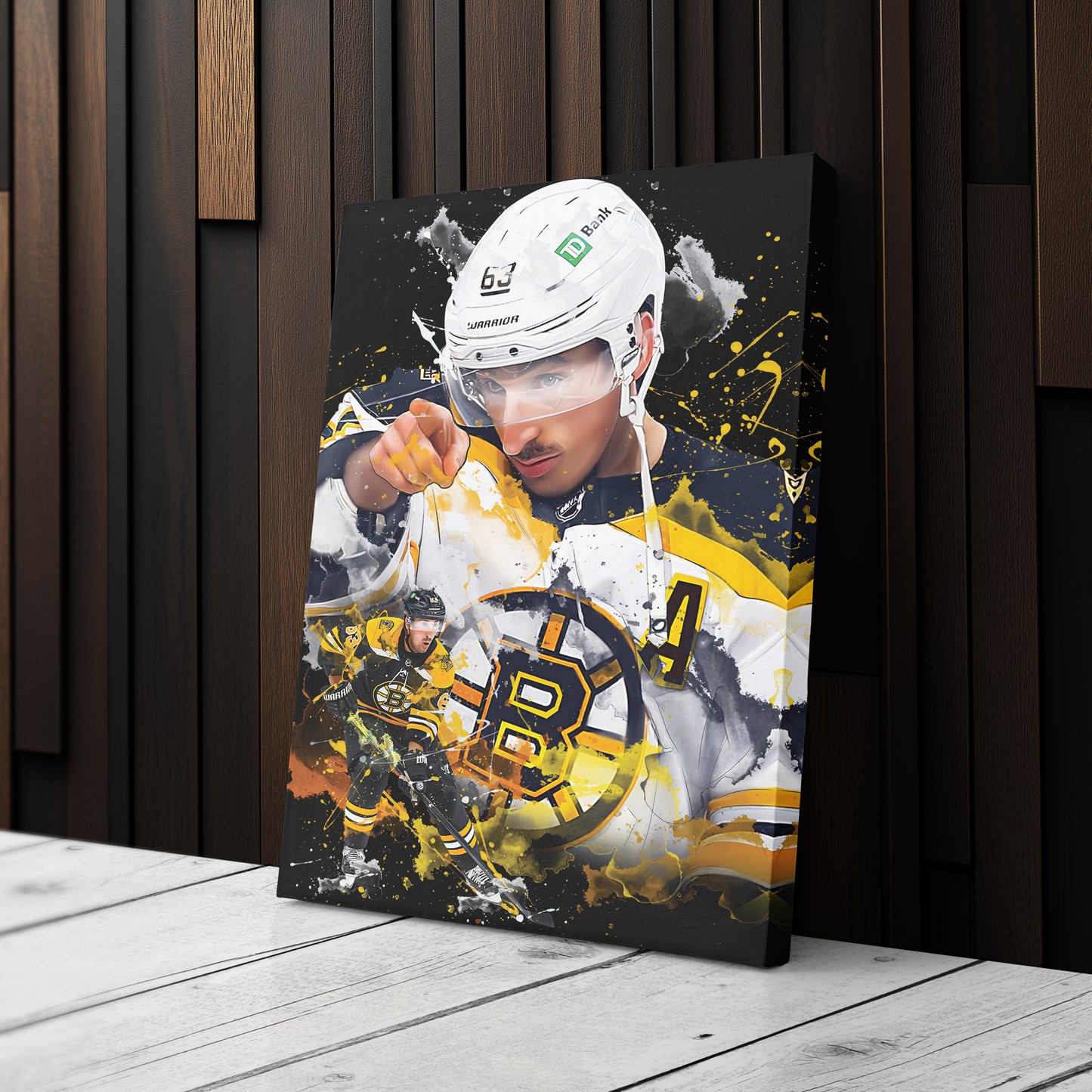 Brad Marchand Boston Bruins Canvas Print | NHL Hockey Wall Art