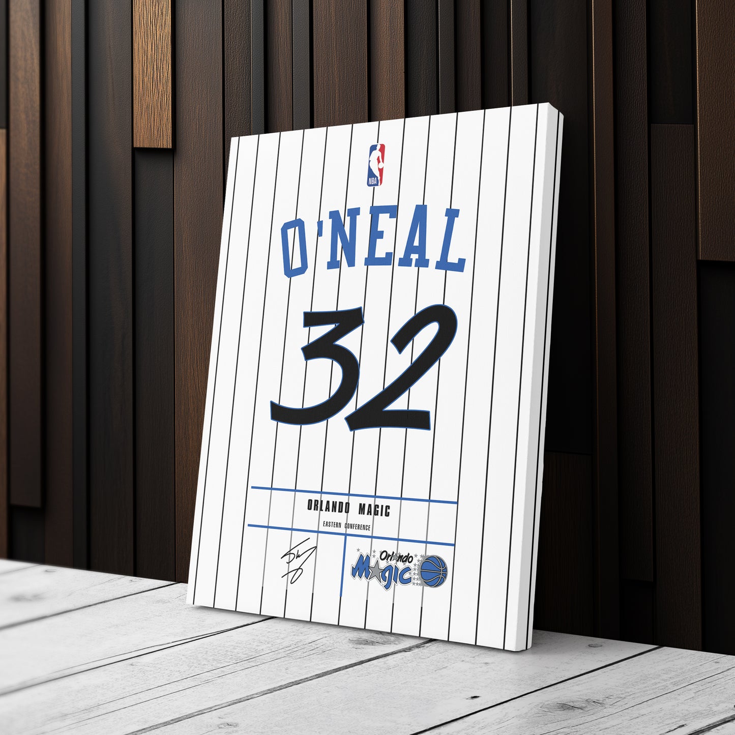 Shaquille O'Neal Magic Jersey Canvas Print | Wall Art Decor