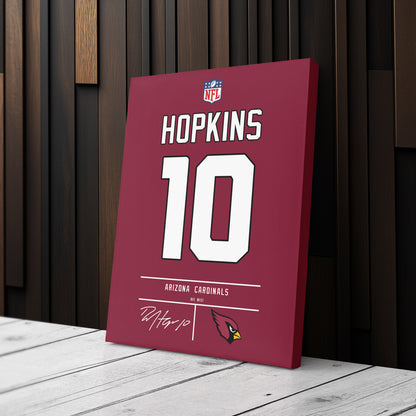 DeAndre Hopkins Cardinals Jersey Canvas Print | Wall Art Decor