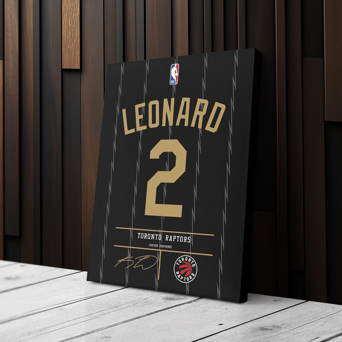 Kawhi Leonard Raptors Jersey Canvas Print | Wall Art Decor