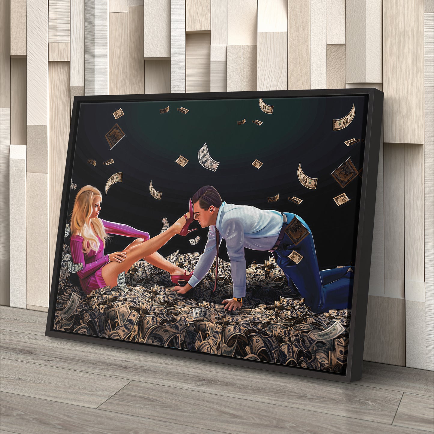 The Wolf of Wall Street Iconic Scene Canvas Print | Movie-Inspired Wall Art