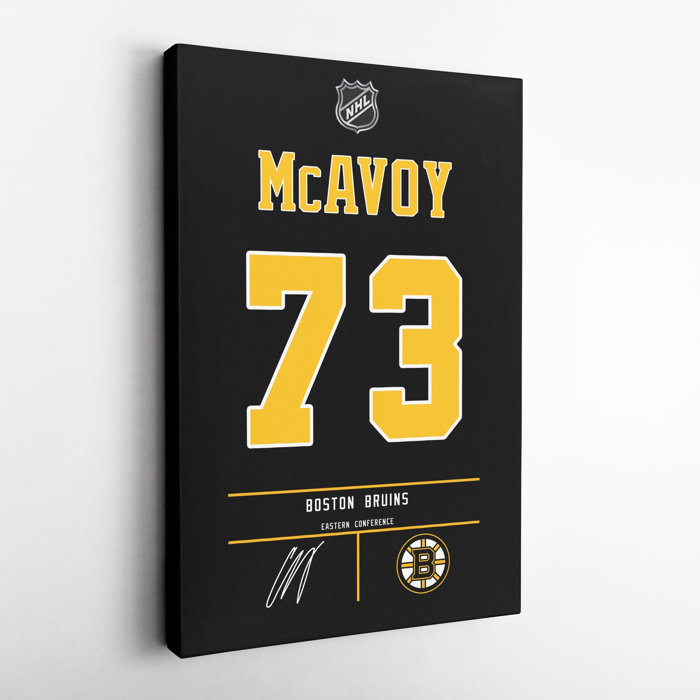 Charlie McAvoy Bruins Jersey Canvas Print | Wall Art Decor