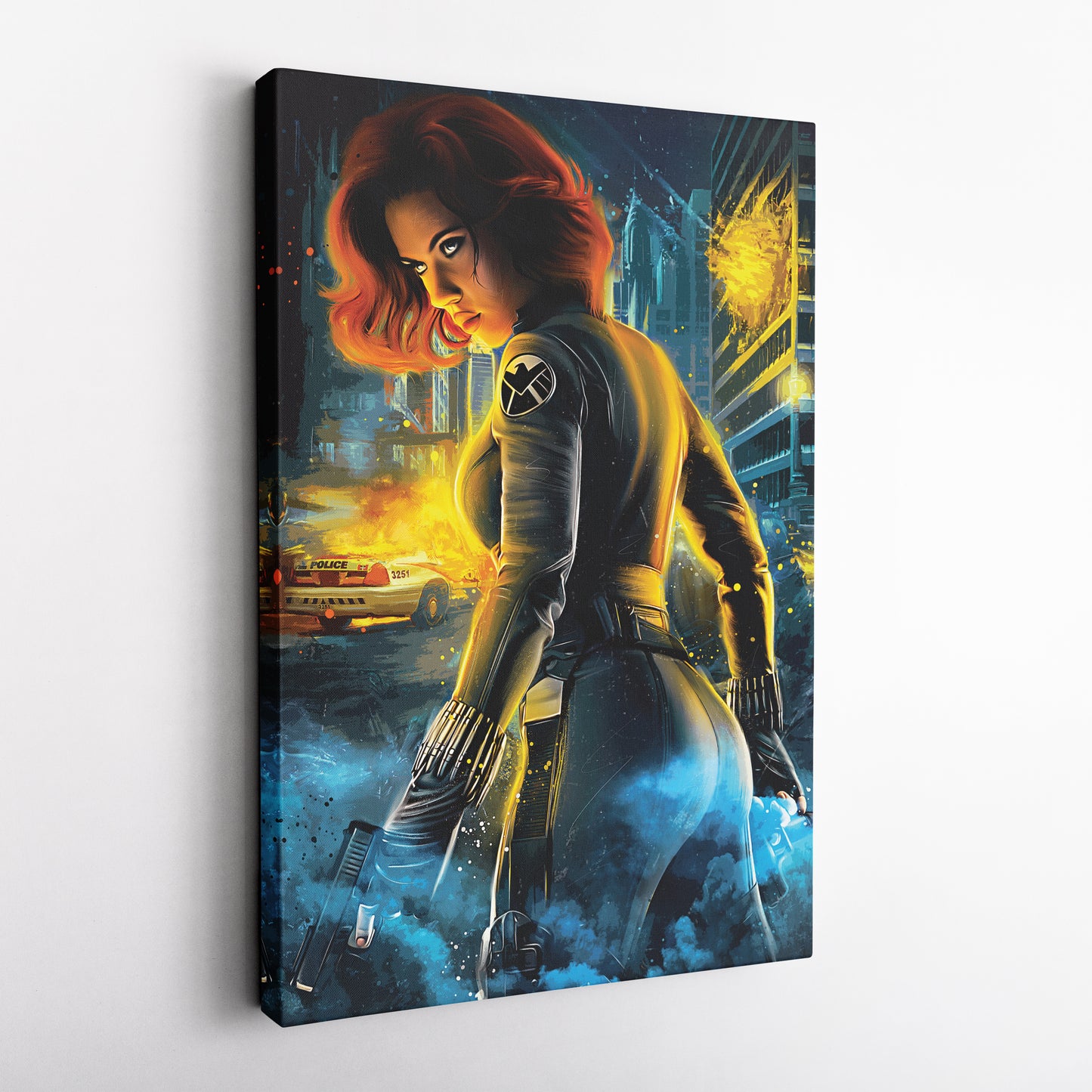 Black Widow Canvas Print | Marvel Superhero Wall Art