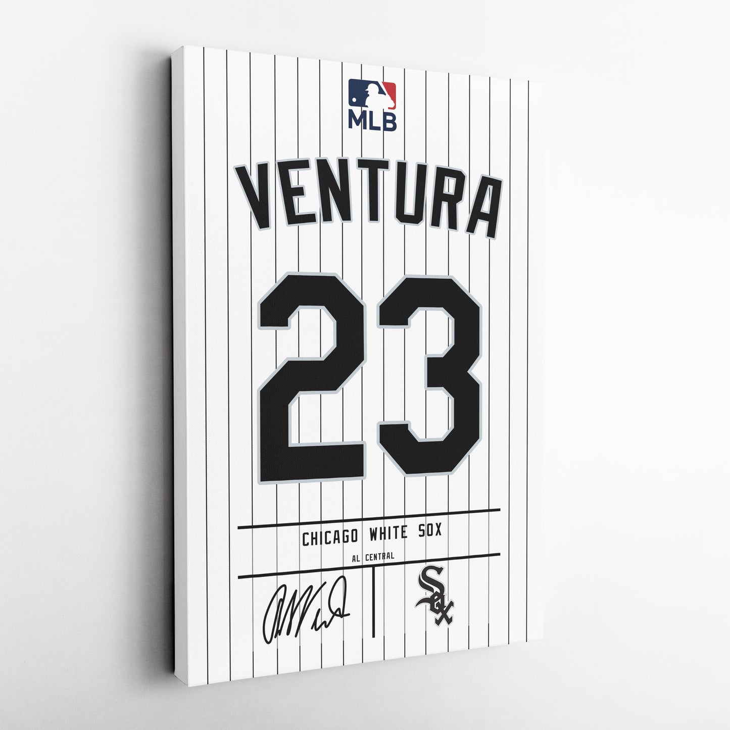 Robin Ventura Chicago White Sox Jersey Canvas Wall Art