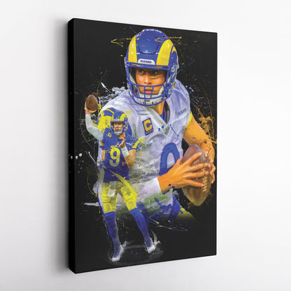 Matthew Stafford Rams Canvas Print | Los Angeles Football Wall Art