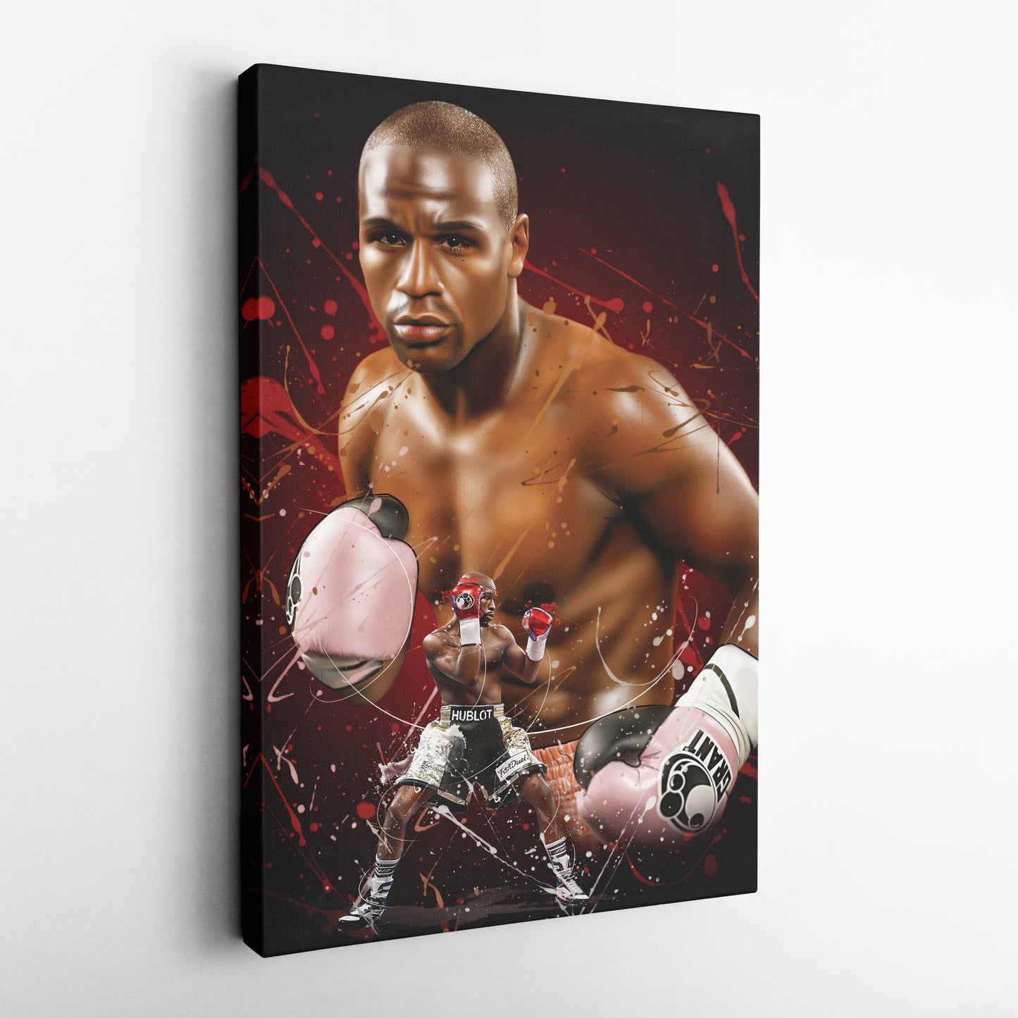 Floyd Mayweather Jr. Canvas Print | Boxing Champion Wall Art