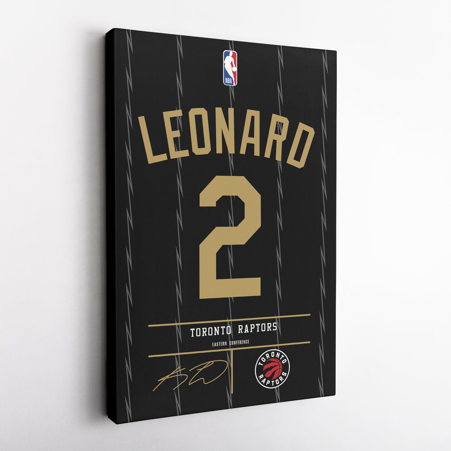 Kawhi Leonard Raptors Jersey Canvas Print | Wall Art Decor