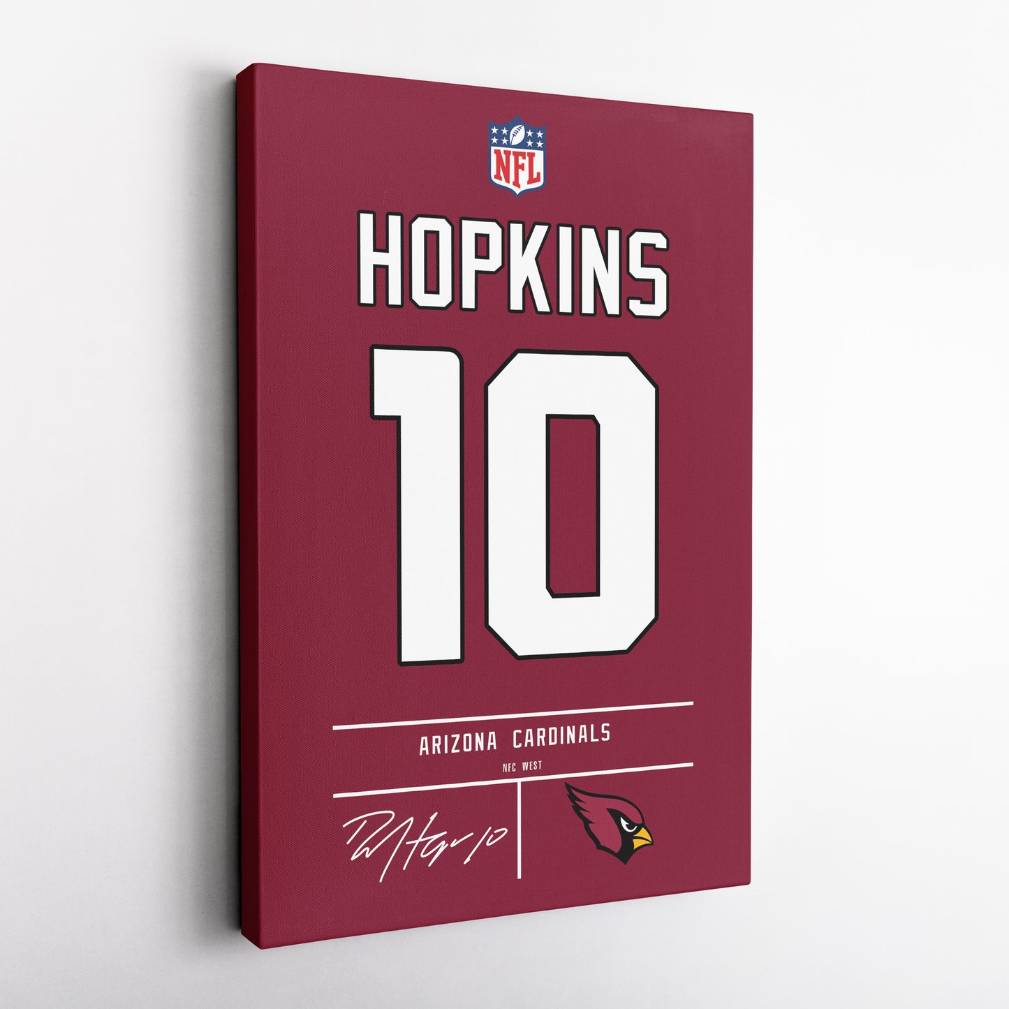 DeAndre Hopkins Cardinals Jersey Canvas Print | Wall Art Decor