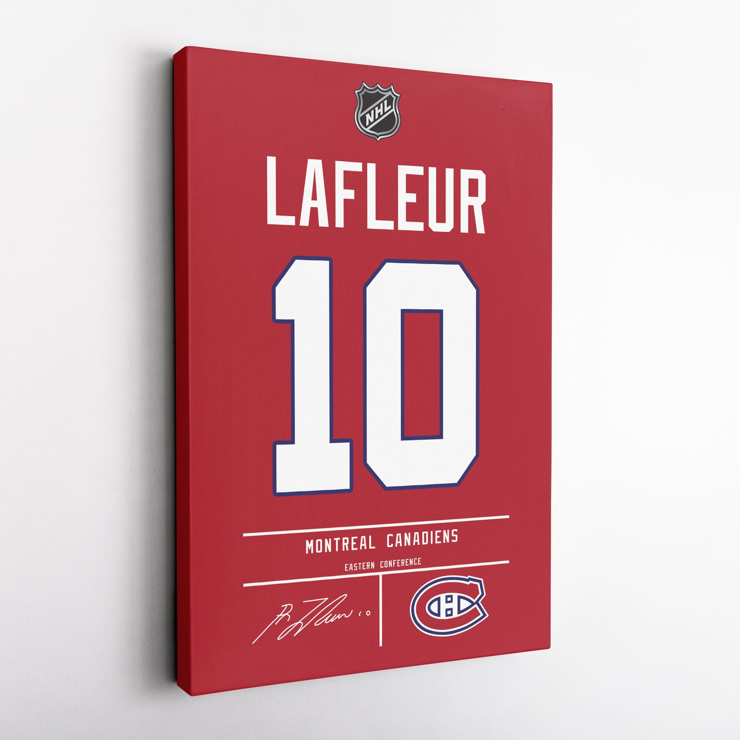 Guy Lafleur Canadiens Jersey Canvas Print | Wall Art Decor