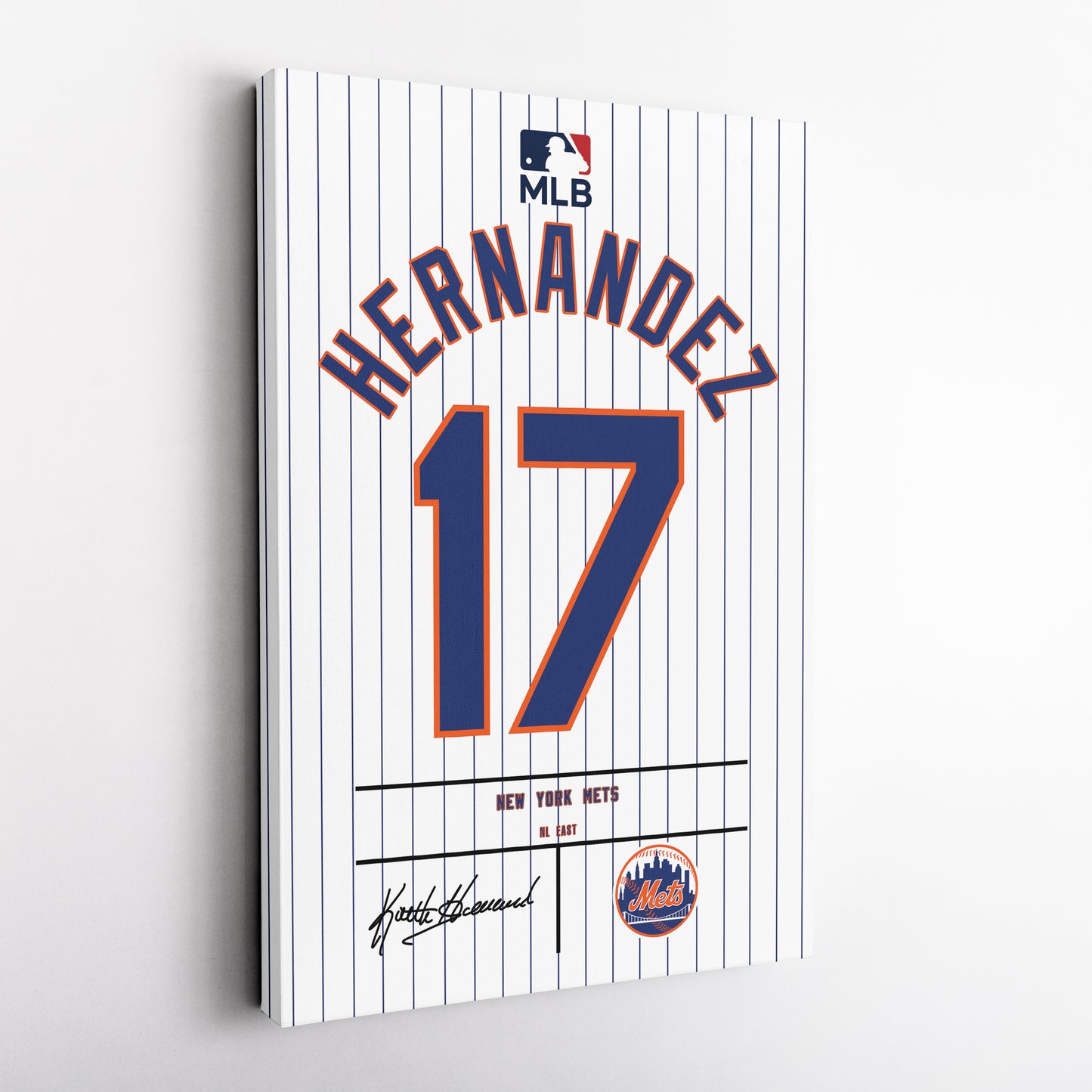 Keith Hernandez New York Mets Jersey Canvas Wall Art