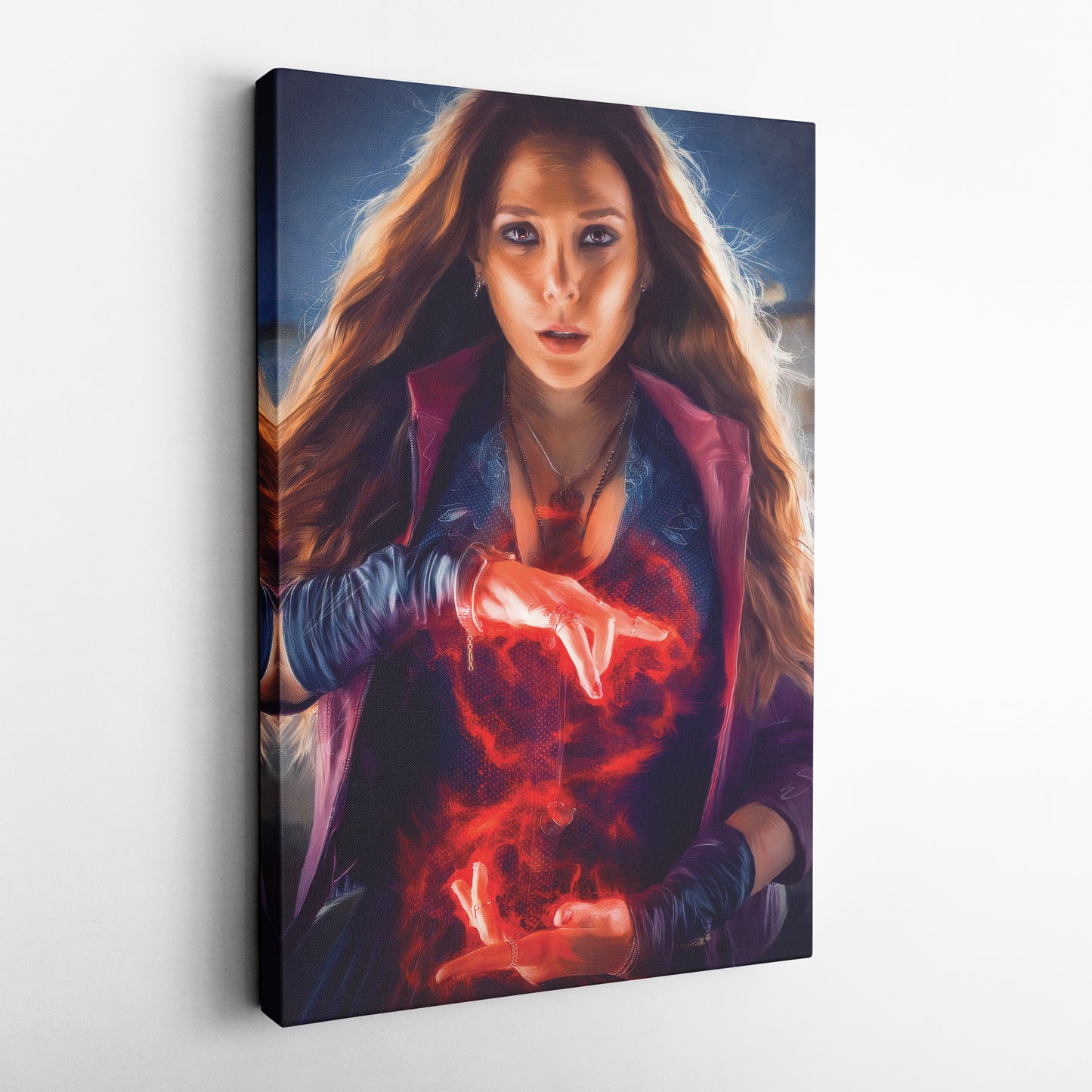 Wanda Maximoff Canvas Print | Marvel Scarlet Witch Wall Art