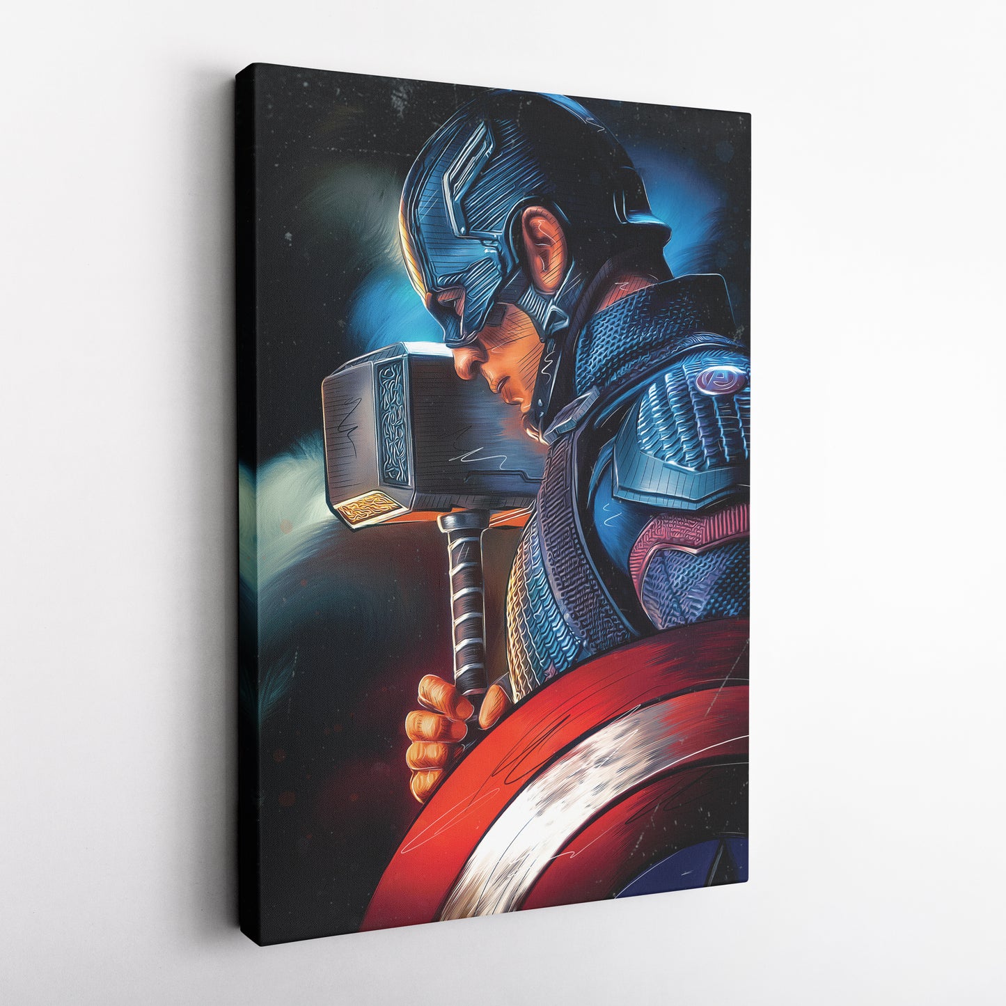 Captain America Canvas Print | Marvel Superhero Wall Art