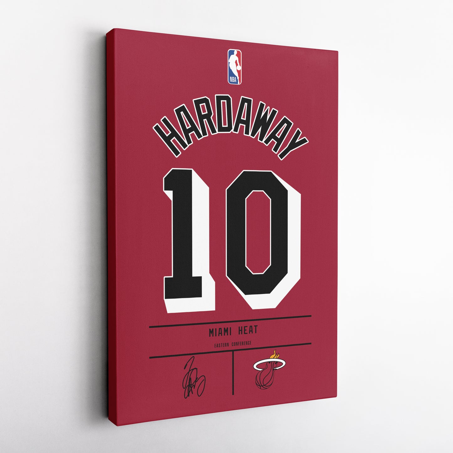 Tim Hardaway Heat Jersey Canvas Print | Wall Art Decor