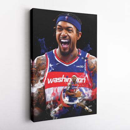 Bradley Beal Wizards Canvas Print | Washington Basketball Wall Art